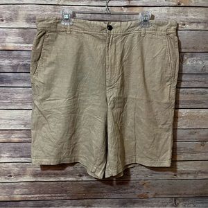 Rails Men's Linen Boden Short Khaki Size 36 B3